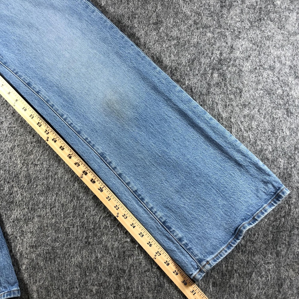 PINK Victoria's Secret High Rise Wide Leg Jeans Womens 6 Denim - Picture 11 of 16